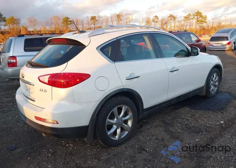 2008 Infiniti Ex35 Journey z USA, uszkodzony, nr VIN JNKAJ09F88M352190